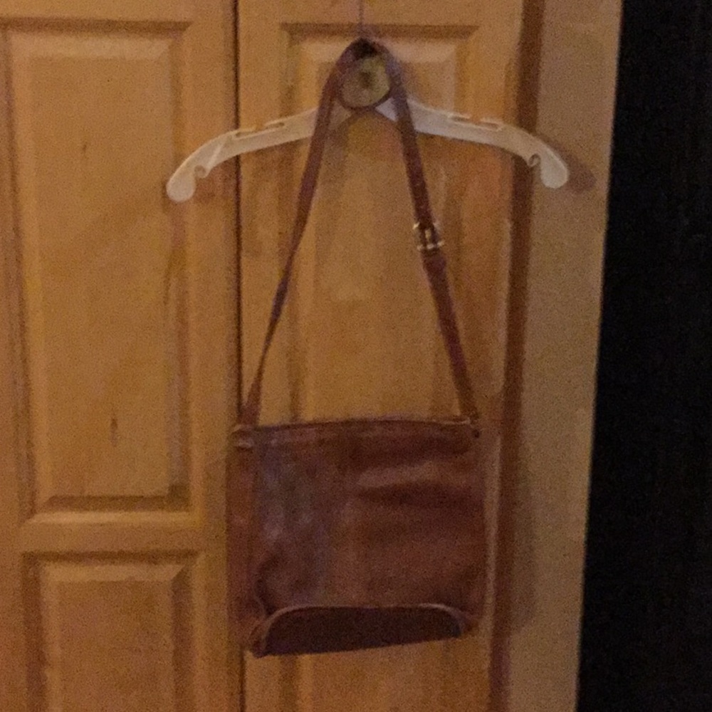 Vintage coach handbag in brown